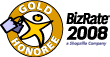 BizRate.com Circle of Excellence Gold Honoree