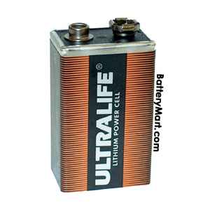 Ultralife 9 Volt Lithium Battery