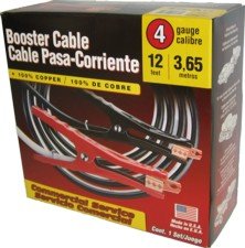 Deka 4 Gauge 12 Foot Booster Cables