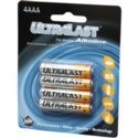 UltraLast AAA Alkaline Batteries - 4 Pack