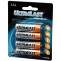UltraLast AA Alkaline Batteries - 4 Pack